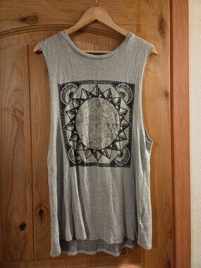 L Boho Muscle Tee/Tank